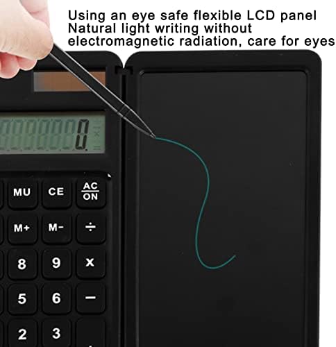מחשבון סולארי ידידותי לסביבה מחשבון שולחן עבודה מחשבון מתקפל עם טאבלט כתיבת LCD מחשבון שולחן עבודה