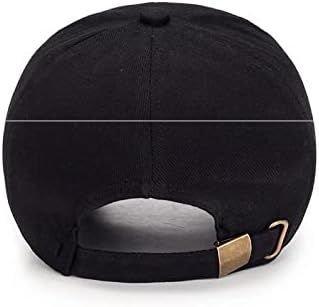 BBDMP כותנה כותנה קלאסית כובע בייסבול קלאסי סגירת אבזם מתכוונן אבא כובע ספורט גולף כובע