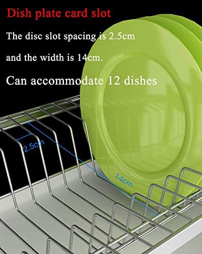 DSJ מתלה למטבח מתלה ניקוז מתלה מקלות מקלות סכום מתלה לאחסון סכום/3 שכבות