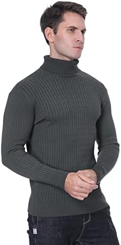 QZH.DUAO לגברים מזדמנים דקיקים כושר גולף גולף סוודרים עם חולצת טריקו עם טוויסט דפוס ושרוול ארוך