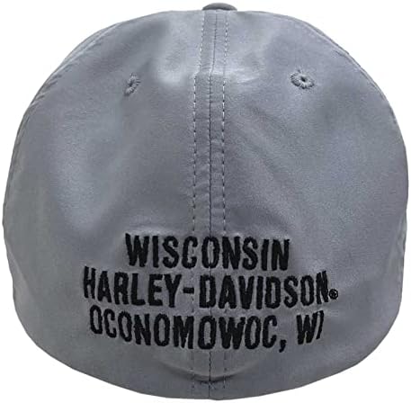 כובע בייסבול של הארלי דייווידסון לגברים, אפור