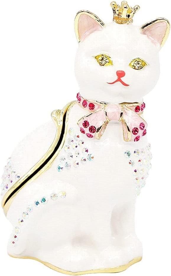 JGATW קופסא תכשיטים מארגן תכשיטים תכשיטים תכשיטים קופסת תכשיט קופסת חתול חמוד קופסת תכשיטים קטנים