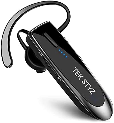 אוזניות Tek Styz התואמות ל- MicroMax Canvas selfie 2 ב- Bluetooth 5.0 אוזני אלחוטיות, IPX3 אטום למים, מיקרופונים