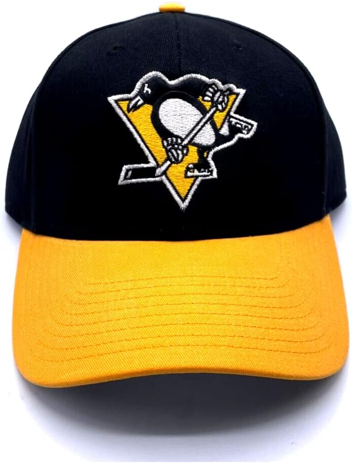 פיטסבורג הוקי כובע מתכוונן קלאסי השחקן הטוב ביותר פינגווינים כובע ססגוניות
