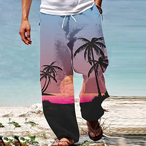 מכנסיים גברים הבוהן מיאשוי קיץ חוף היפי הרמון מכנסיים בבאגי בוהו יוגה הוואי מקרית גברים גברים של פתוח