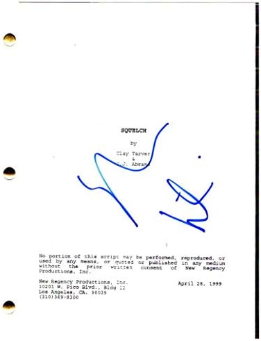 Leelee Sobieski חתימה חתומה - Joyride תסריט סרט מלא - פול ווקר, ג'יי ג'יי אברמס, סטיב זאהן