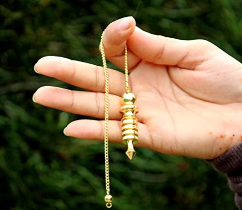 סילון בינלאומי קריסטל חדש 4 צלחת טבעת זהב מתכת מצופה ISIS מטוטלת ריפוי מתנדנדת תשובות רוחניות מטאפיזיות