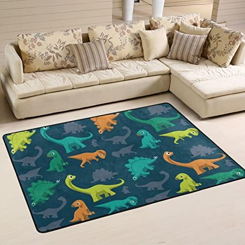 שטיח שטיח גדול של שטיחים מצוירים בצבע דינוזאורים משתלת שטיח פליימאט לילדים משחק חדר שינה חדר חדר שינה