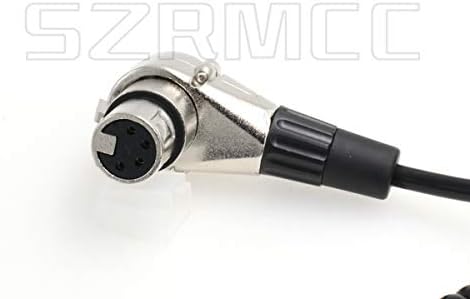 SZRMCC צג צג כבל חשמל ARRI ALEXA מצלמה אדומה מצלמה 12V 0B 2 סיכה זכר לזווית ימנית XLR 4 PIN נקבה