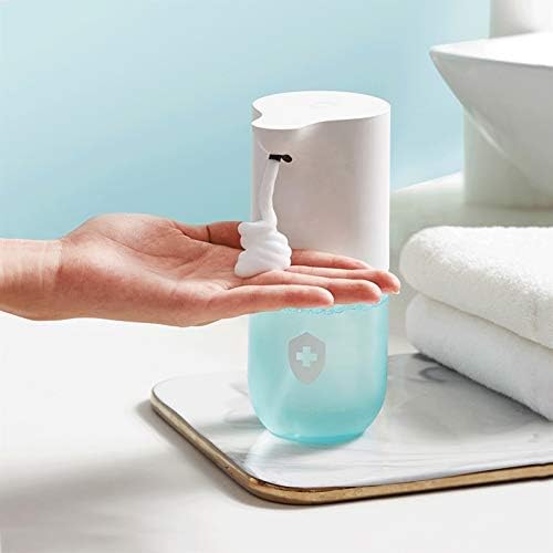 מתקן סבון לבקבוק קרם קרם קרם מתקן סבון אוטומטי המופעל על ידי סוללה, חיישן תנועה אינפרא אדום ללא מגע,