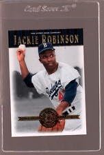 2 כרטיסי בייסבול של ג'קי רובינסון 2001 אולם הסיפון העליון אולם הפאמרים 16 2010 Topps Vintage Legends