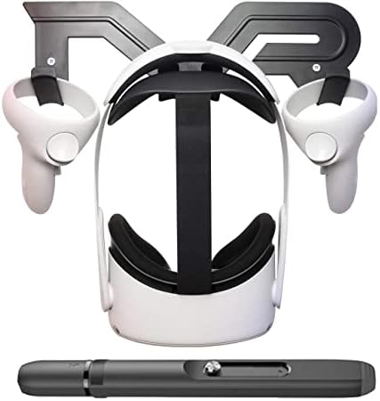 Sinbeauties VR אחסון קיר הרכבה עמדת וו וניקיון עט למסע 2 / Pro / 1, PSVR 2, Rift S, HP Reverb G2,