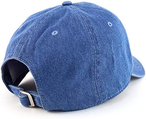 CRAMILCREW 2XL פרופיל נמוך פרופיל רך ג 'יינס כובע בייסבול שטוף כותנה