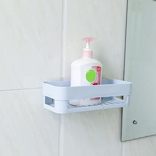 Psytfei 1 pc חדש מקלחת מקלחת מקלחת מתלה מתלה מארגן מדף מקלחת סל קיר פינתי לאחסון קיר למטבח אמבטיה