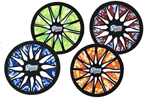 סדרת מי ספורט של Sunlite Sports Spin Frisn Frisbee, 1 חתיכה, צבעים משתנים, כחול/ירוק/כתום/אדום