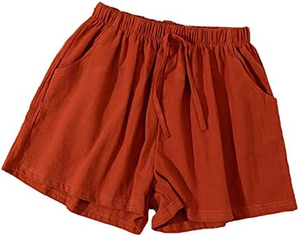 נשים שרושות מותניים מזדמנים מותניים מזדמנים צבעים טהורים מכנסיים קצרים בקיץ חוף קלים מכנסיים קצרים עם