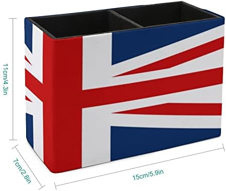 בריטי דגל עיפרון מחזיק תכליתי שולחן העבודה עט כוס שולחן העבודה מכתבים ארגונית עבור משרד בית אחד גודל