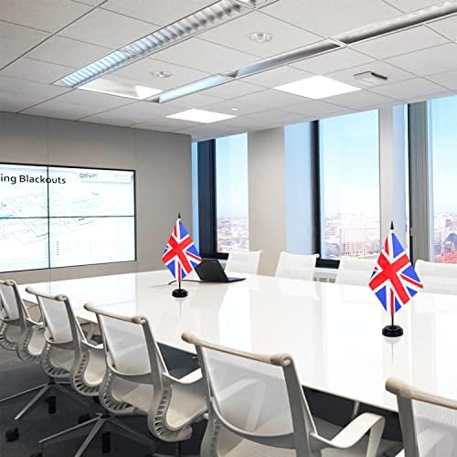 בריטניה בריטניה דגל בריטניה שולחן דגל קטן מיני בריטניה משרד דגלי שולחן עם מעמד בסיס,מדינות לאומי פסטיבל
