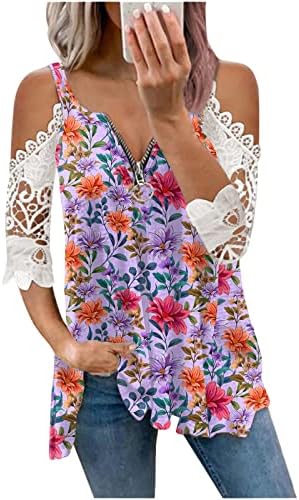 חולצות טי הוואי נשים יום האם יום האם בגודל גודל כתף קר שרוול שרוול חולצת חולצות פרחוניות חולצות לנשים