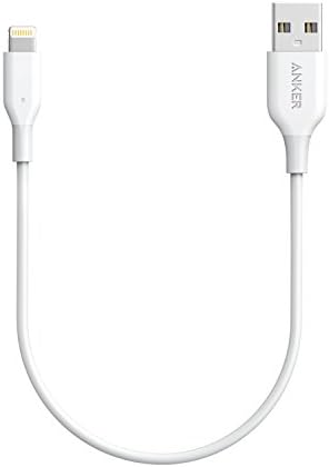 Anker Powerline 1ft Lightning כבל, MFI מוסמך לאייפון XS/XS MAX/XR/X/8/8 Plus 7/7 Plus/6/6 Plus/5S