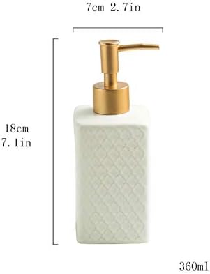 מתקן סבון בקבוק קרם קרם קרם סבון מתקן סבון מודרני בסגנון קרמיקה סבון נוזלי מושלם לעיצוב דלפק מטבח או