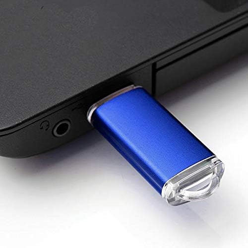 10X128MB USB 2.0 כונן הבזק ממתק אחסון אחסון זיכרון כחול אגודל U דיסק