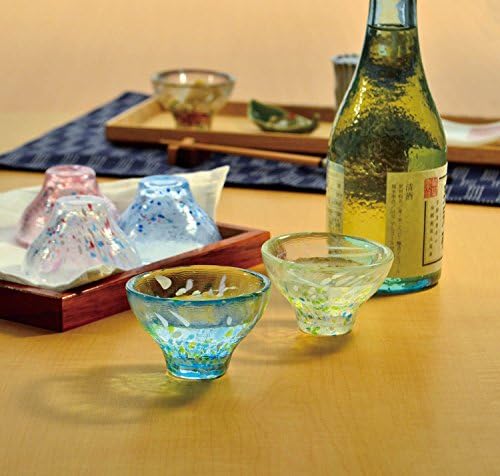 Toyo Sasaki Glass WA522 Guimon, ורוד בהיר, 1.8 fl oz, sale cup, מיוצר ביפן