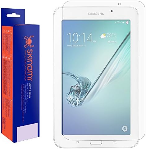 Skinomi Matte Screen Protector התואם ל- Samsung Galaxy Tab E 7.0 אנטי-בוהק עור TPU TPU אנטי-בועל