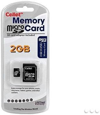 כרטיס זיכרון 2 ג ' יגה-בייט של סמסונג-טלפון 837 עם מתאם אס-די.