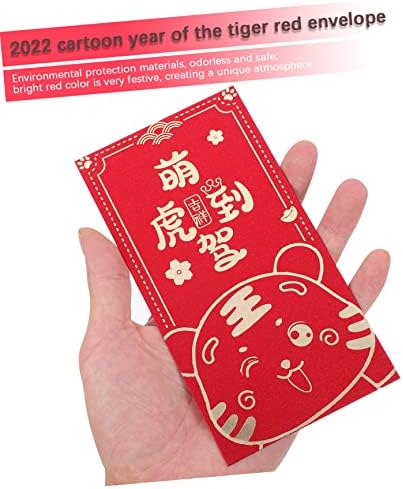 טופיקו שנה של נמר אדום מעטפת חתונה דקור דה סיני אדום מנות 24 יחידות הונג באו כסף מעטפות סיני כסף מעטפת