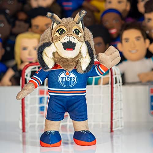 יצורי Bleacher Edmonton Oilers האנטר 10 דמות קטיפה של NHL - קמע למשחק או לתצוגה