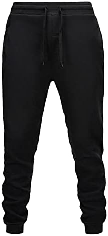 מכנסיים עליונים של גברים מזדמנים של גברים מוצקים שני חלקים שרוול ארוך רוכסן רוכסן עם כיס עם כיס סוויטה