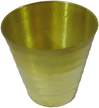 פליז מוצק מלאכת יד מיני בר זכוכית שוט / קוקטייל / יין/כוסות / כוסות שוט קיבולת - 2 אונקיה.