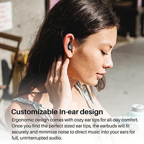 Tozo A1 מיני אוזניות אלחוטיות Bluetooth 5.3 באוזניות קלות אוזניות משקל שחור וטוזו PA1 Bluetooth