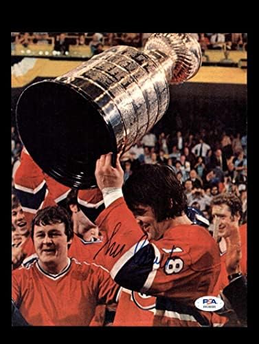 Serge Savard PSA DNA חתום CERT VINTAGE 8X10 חתימות צילום קנדים - תמונות NHL עם חתימה