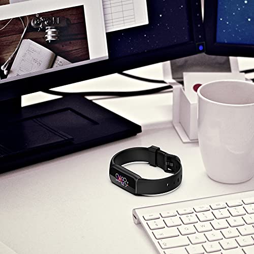 להקות צפייה של Eieuuk תואמות את Fitbit Luxe/Luxe Se Smartwatch, רצועות יד סיליקון רכות רכות רכות