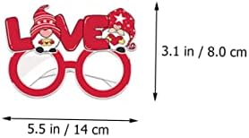 נוליטוי 24 יח 'משקפי נייר מצחיקים תלבושת לילדים תלבושות ציוד למסיבת ילדים תפאורה לידה של Valentines