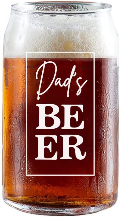 מותאם אישית אבא של בירה בירה קפה יכול זכוכית קר משקאות זכוכית
