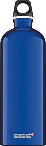 Sigg - בקבוק מים אלומיניום - מטייל אדום - עם מכסה בורג - אטום דליפות, קל משקל, BPA בחינם - 20 גרם 8326.30