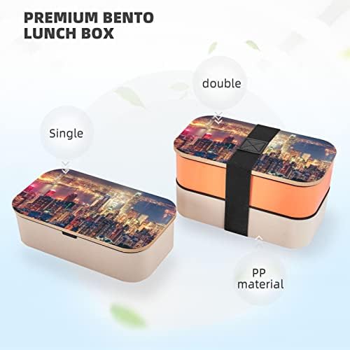 Moliae Hong Kong Print Premium Bento Bento קופסת ארוחת צהריים, קופסת ארוחת צהריים יפנית, קופסת ארוחת צהריים למבוגרים