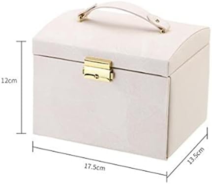 קופסא אחסון תכשיטי עור SawQF PU ניידים קופסת תכשיטים אירופית קופסת תכשיטים נוחה תכשיטים