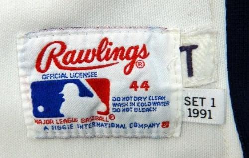 1991 יוסטון אסטרוס אריק אנתוני/אנדי מוטה 23 משחק השתמש בג'רזי לבן DP08411 - משחק השתמשו ב- MLB