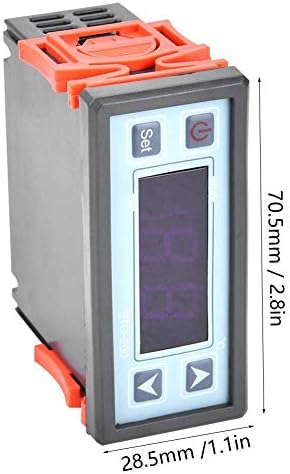 בקר טמפרטורה STC -200 מתג תרמוסטט דיגיטלי מתג מיקרו -מחשב בקרה קירור מצבי חימום קירור -40 מעלות צלזיוס ~ 99 מעלות