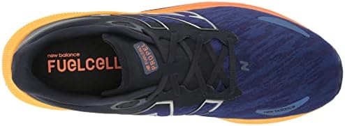 New Balance's FuelCell Propel V3 נעל ריצה, ניצחון כחול/משמש תוסס/ליקוי חמה, 11.5