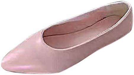 סנדלים מזדמנים קיץ רטרו רטרו נעליים רדודות אופנה של נשים צבע אחיד בולע נעליים מזדמנים של נשים נוחות בגודל