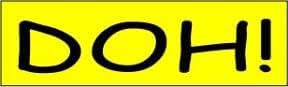 הילוך טאץ - DOH - תוכנית טלוויזיה מחווה מגנט מכוניות - 2.75 x 9.5 אינץ ' - מיוצר באופן מקצועי בארצות הברית -