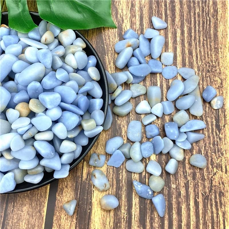 אבסן 50 גרם חצץ כחול טבעי אבני קריסטל לא סדירות מתאימות לקישוט מיכל הדגים חצץ אבן טבעי