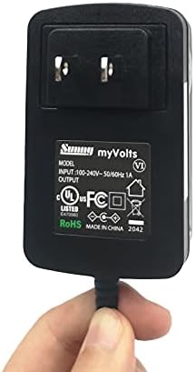 Myvolts 9V מתאם אספקת חשמל תואם/החלפה לטאבלט Leappad Glo 2 Learning - Plug Us