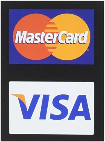 מדבקות כרטיסי אשראי של MasterCard/VISA