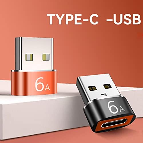 סוג מיומנים מסוג C ל- USB 3.0 OTG מתאם מחבר העברת נתונים העברת נתונים, 6A USB C נקבה ל- USB טעינה